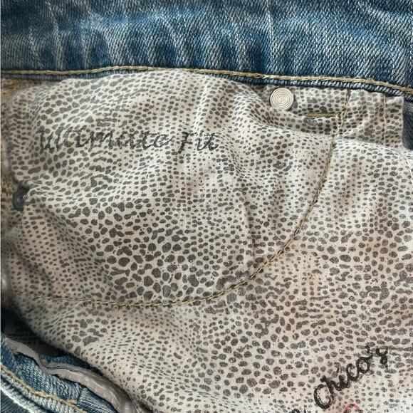 Chico’s Platinum Light Blue Straight Fit Ankle Jeans Stretch Denim Size 2 - Picture 7 of 9